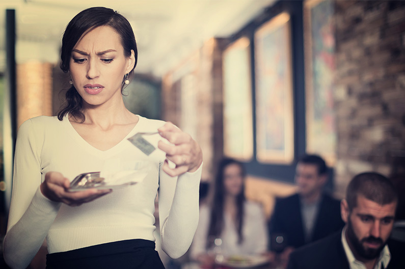 Tipping at restaurant