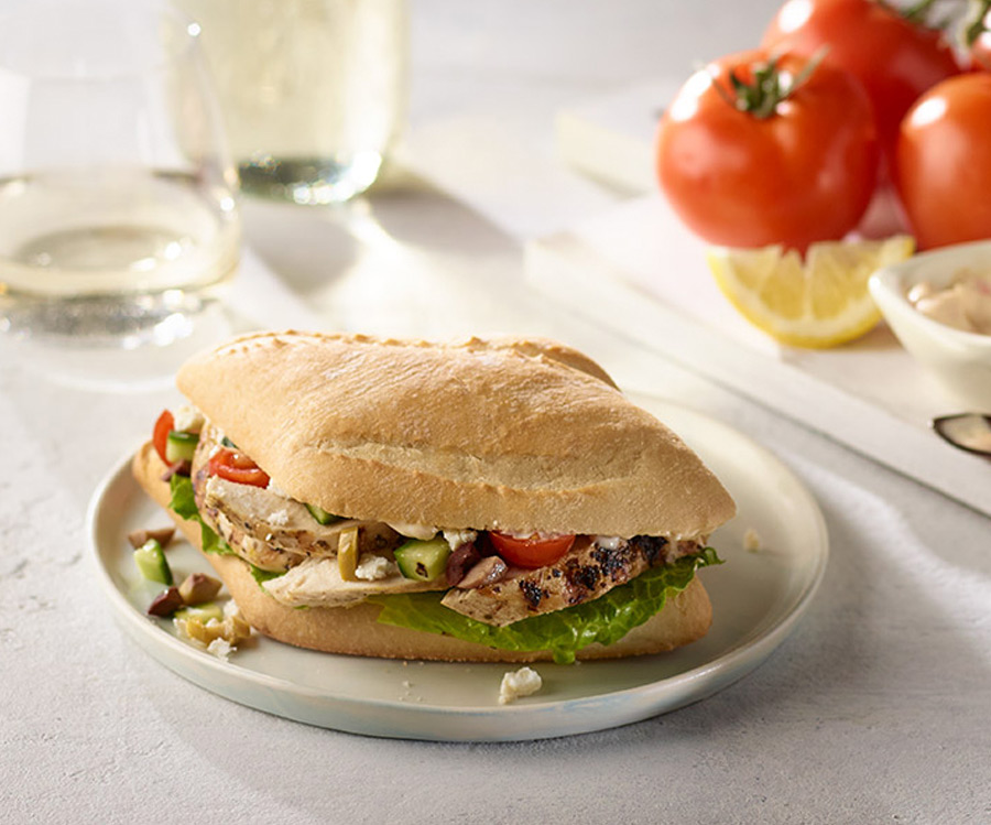 Weston Foodservice Greek Chicken Sandwich