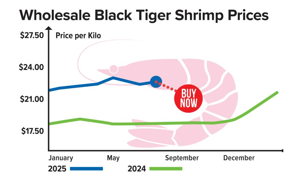 August Shrimp Report Graph